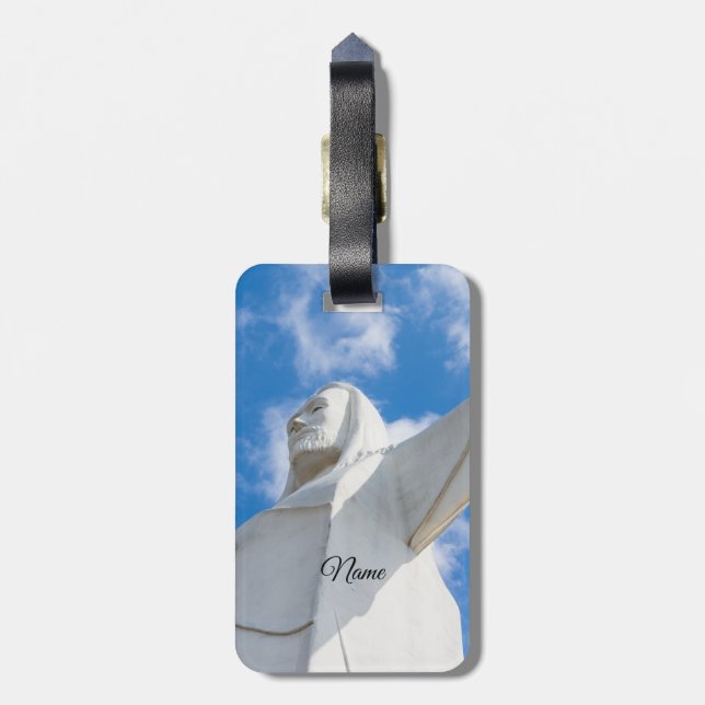 I Am Here Luggage Tag (Back Vertical)