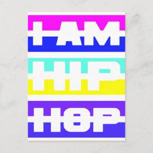 I Am Hip Hop postcard