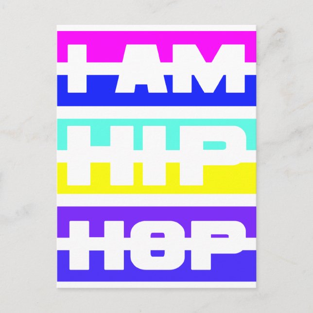 I Am Hip Hop postcard (Front)
