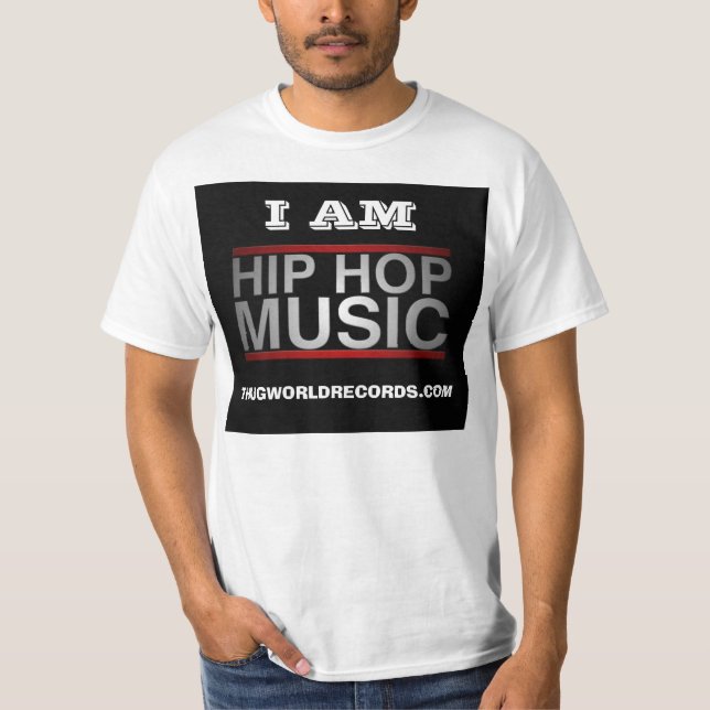 I am hip hop swag shirts (Front)
