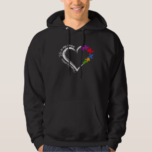 I am His Voice He is my Heart Autism Mom Autism Aw Hoodie