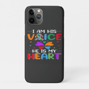 I Am His Voice He Is My Heart       iPhone 11 Pro Case