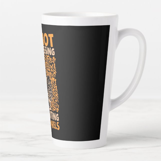 I Am Hunting For Morels Latte Mug (Right)