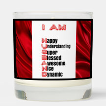 I Am Husband: Valentine's Day Scented Candle Gift 