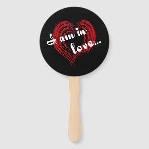 I am in love... hand fan