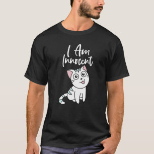 I Am Innocent I Meow I Kitty I Kids Cat T-Shirt