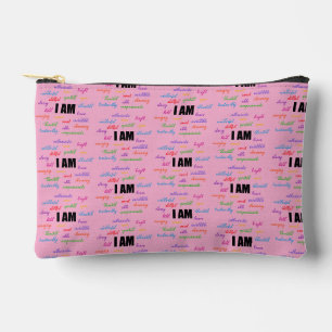 I Am Inspiration, Positive, Religious, Christian Accessory Pouch