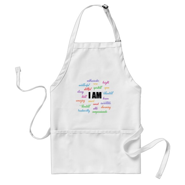 I Am Inspiration, Positive, Religious, Christian Standard Apron (Front)