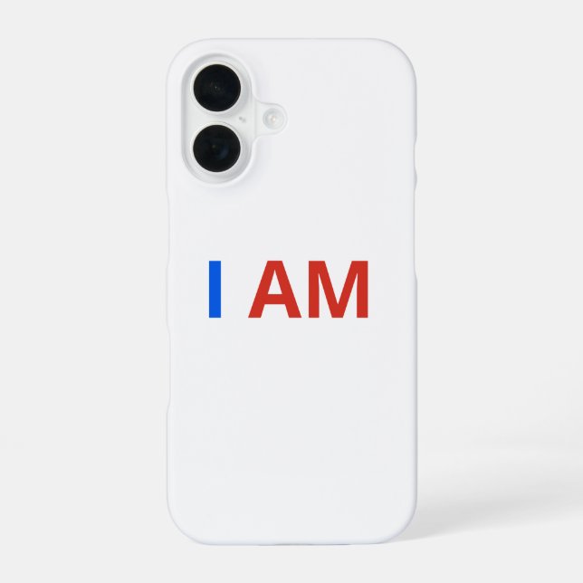 I AM iPhone 16 CASE (Back)