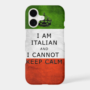 i am italian and i cannot keep calm phone case
