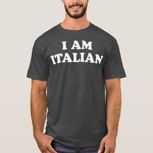 I Am Italian I Eat Italian Matching Couple Costume T-Shirt