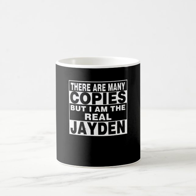 I Am Jayden Funny Personal Personalised Fun Coffee Mug (Center)
