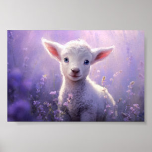 I Am Jesus' Little Lamb Poster