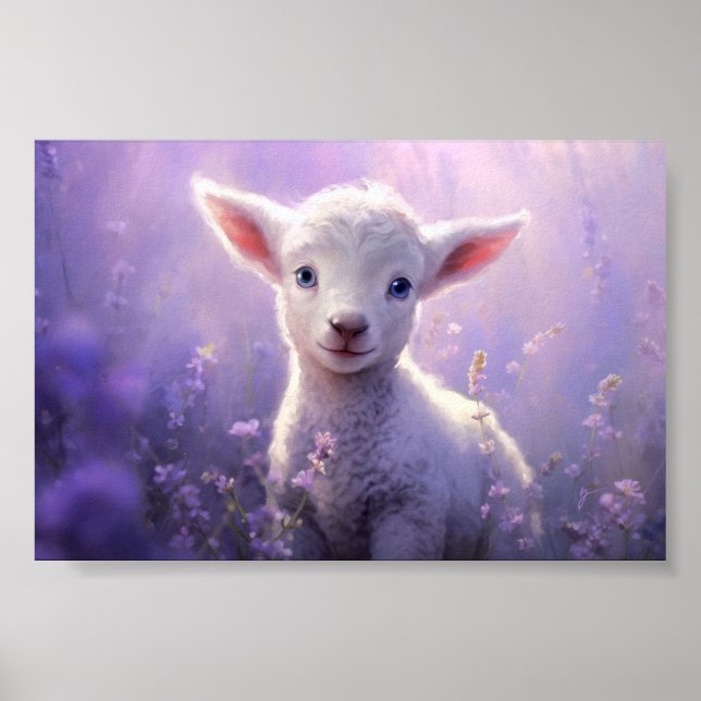 I Am Jesus' Little Lamb Poster (Front)