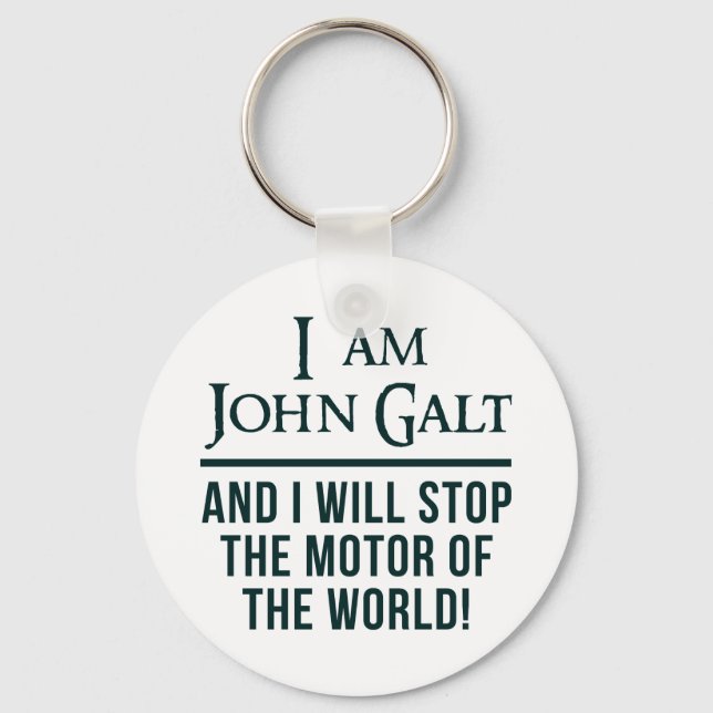I Am John Galt Key Ring (Front)