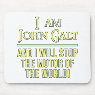 I Am John Galt Mouse Pad