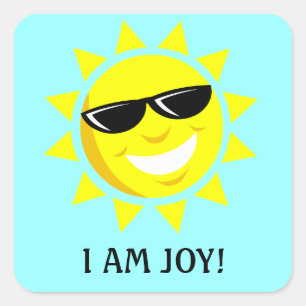 "I AM JOY!" sticker