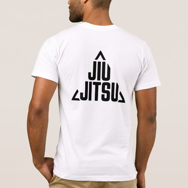 I Am Jujitsu White Tshirt  (Back)