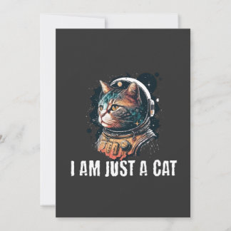 I Am Just a Cat Invitation