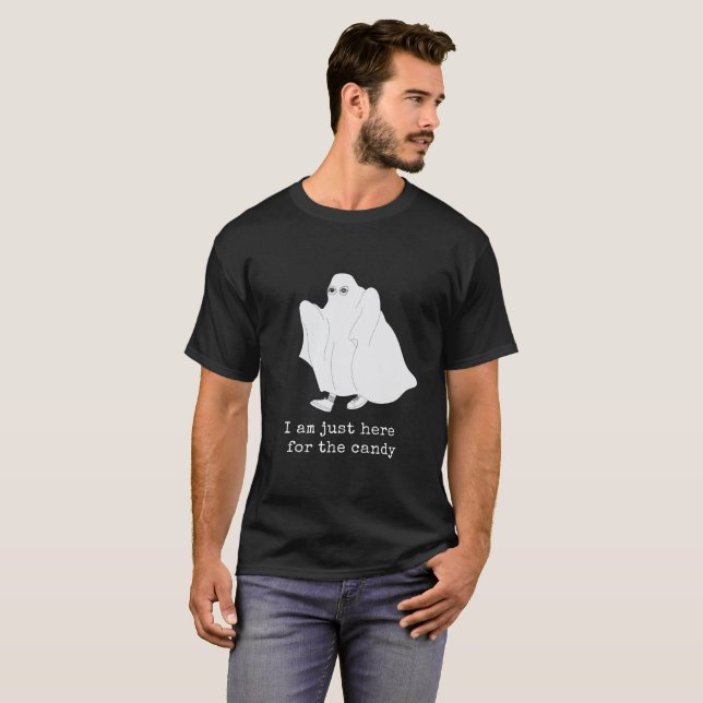 I am just here for the candy T-Shirt (Front Full)