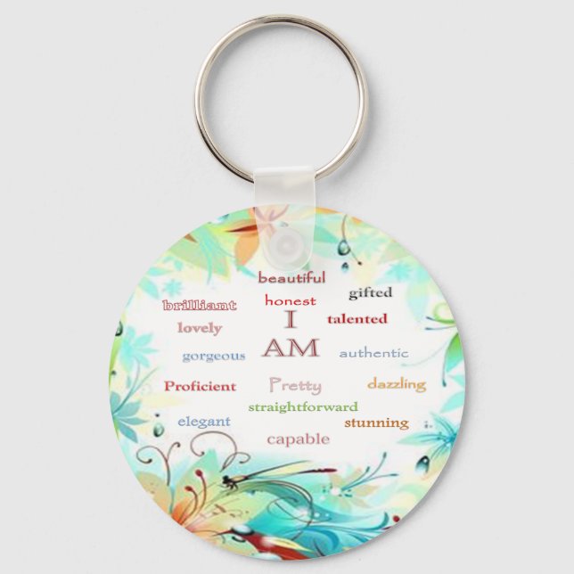 I am... key ring (Front)