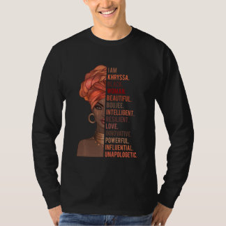 I Am Khryssa Black Woman History Month 2020 Pride T-Shirt