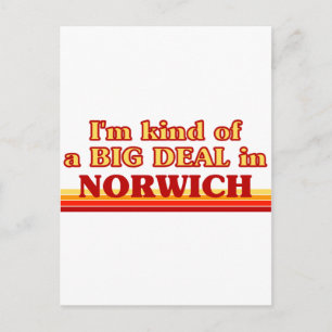 I am kind of a BIG DEAL in Norwich Postcard