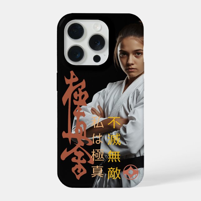 I am Kyokushin - Unbreakable, Unstoppable, Karate iPhone Case (Back)