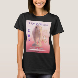  I AM LIONESS Leo Zodiac Women’s T‑Shirt  T-Shirt