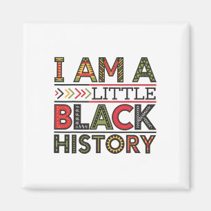 I Am Little Black History Month African American H Magnet