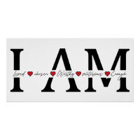 I am Loved, Chosen, Worthy, Victorious, Enough