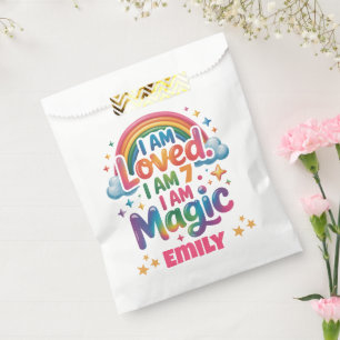 I Am Loved I Am Magic Birthday Girl Affirmation Favour Bag
