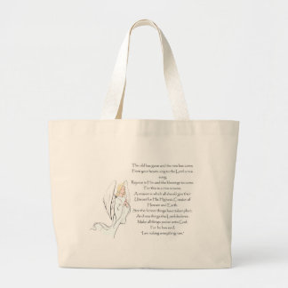 "I am Making Everything New" Large Tote Bag