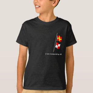 I am manoeuvring with difficulty Signal flag Hoist T-Shirt