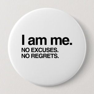 I AM ME 10 CM ROUND BADGE