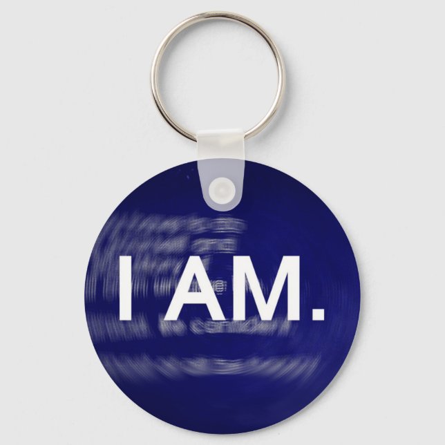 I AM - MetaPhysics - LOA Key Ring (Front)