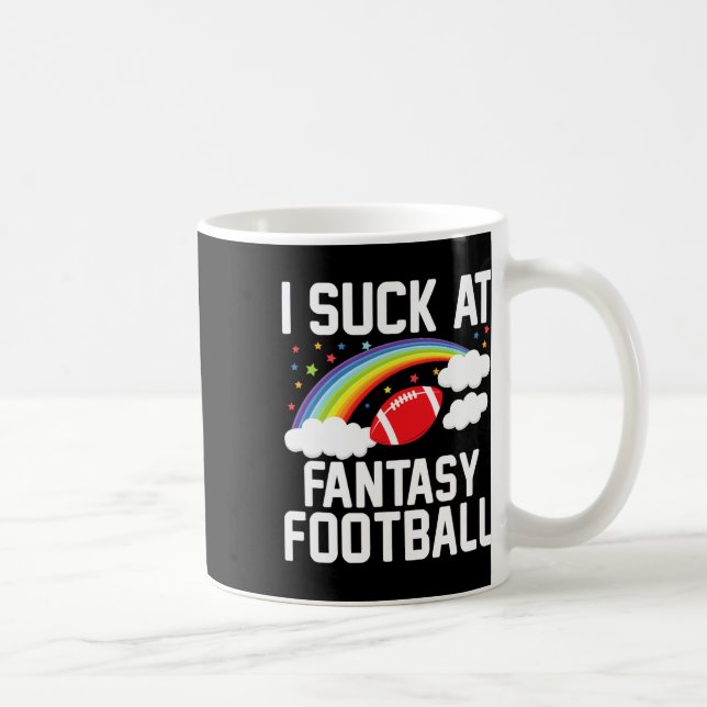 I Am Momma Men's Fantasy Football Loser - Black  Coffee Mug (Right)