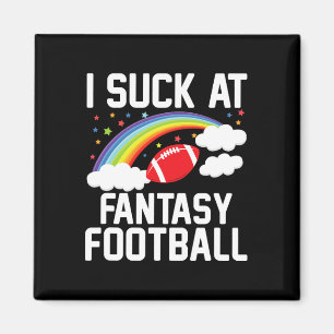 I Am Momma Men's Fantasy Football Loser - Black  Magnet