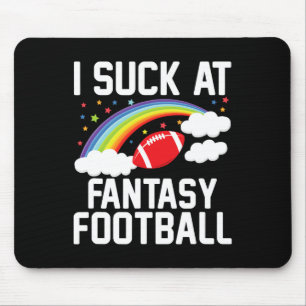 I Am Momma Men's Fantasy Football Loser - Black  Mouse Pad