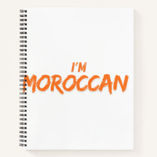 "I Am Moroccan" Notebook – Proud Moroccan Student