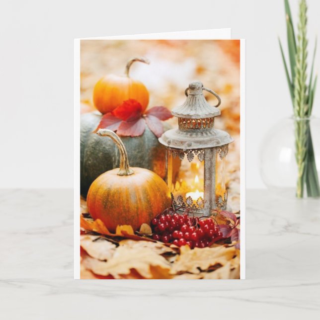 I AM "MOST THANKFUL" FOR **YOU** THANKSGIVING CARD (Front)