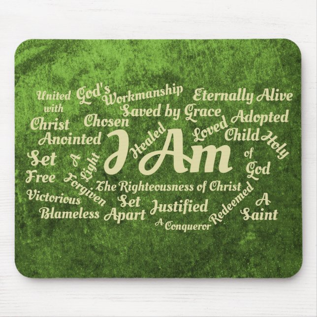 I Am mouse pad (Front)