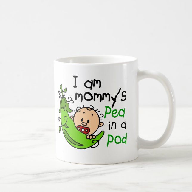 I Am Mummy's Pea In A Pod Coffee Mug (Right)