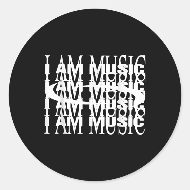 I Am Music Carti 2025 Abum Tour Merch  Classic Round Sticker (Front)