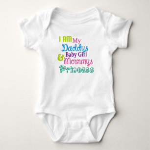 I am my daddys baby girl and mummy's princess bodysuit