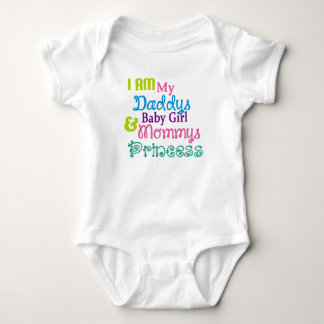 I am my daddys baby girl and mummy's princess bodysuit