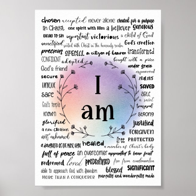 I Am My Identity Poster (Front)