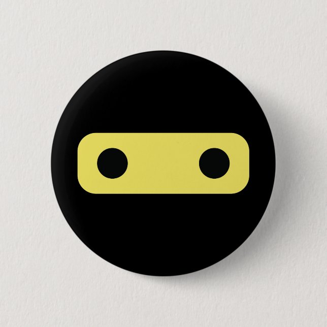 I am NINJA 6 Cm Round Badge (Front)