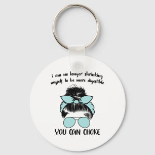 I Am No Longer Shrinking Myself Strawberry Boxing Key Ring