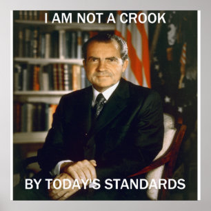i am not a crook poster
